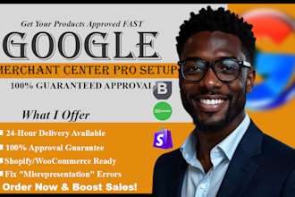 setup professional google merchant center for shopify, woocommerce, bigcommerce