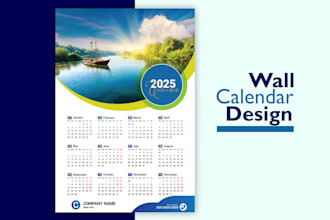 design professional calendar for your company