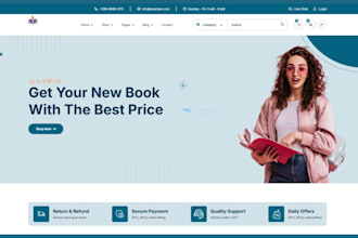 design library website bookstore stationery website author appointment website