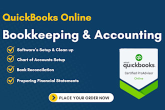 do bookkeeping and accounting using quickbooks online