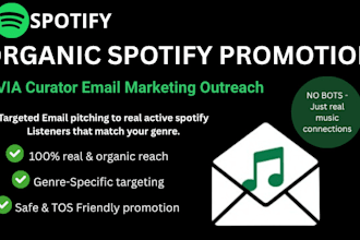 do spotify music promotion using email marketing, spotify album promotion