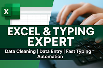 clean, format excel data and hindi and english typing expert