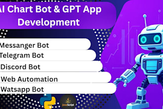 create custom ai bots, chart tools, saas platforms, and gpt powered apps