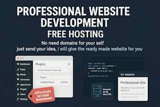 build custom websites using PHP, mysql, nginx or wordpress
