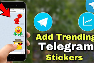 design luxury look telegram stickers for your crypto project, telegram promotion
