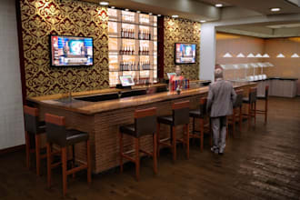 remodel hotellobby interior design,cafe,bar,restaurant cgi,reception,walkthrough