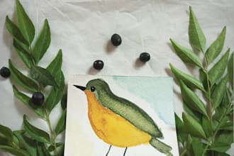 create hand painted miniature watercolor art