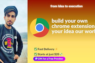 create chrome extension for your service
