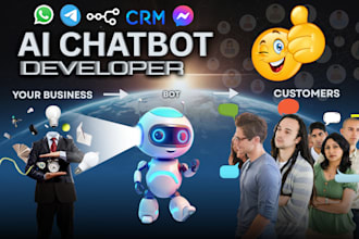build custom ai chatbot, whatsapp ai chatbot using whatsapp business API