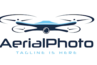 design unique creative drone logo
