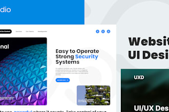 website UI, UX design, responsive, figma, desktop, mobile