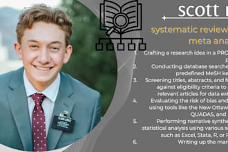 conduct a comprehensive systematic review and meta analysis