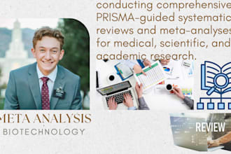 do medical manuscript, systematic review, and meta analysis on prisma guideline