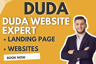 duda website, duda landing page, duda redesign, with duda website builder