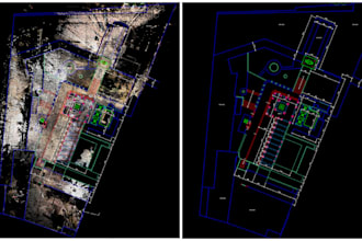 do revit 3d model or cad 2d draft of your point cloud scan