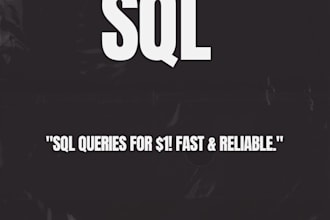 write a custom sql query for your data