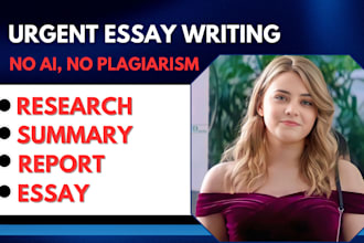 do urgent essay writing as an essay writer expert