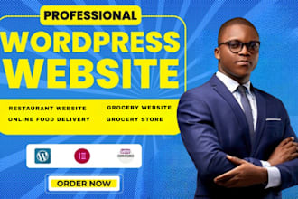 build grocery store, grocery website, restaurant website, online food delivery