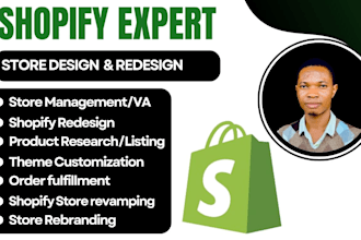 clone shopify website edit shopify store and redesign shopify drophipping store