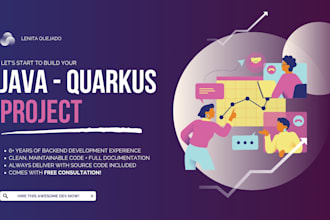 build, design and scalable java projects using quarkus
