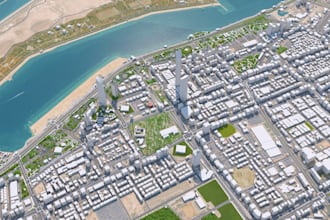 do 3d city modelling with terrain or without