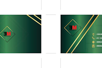 design modern business card and stationer