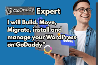 setup, install and manage your wordpress on godaddy
