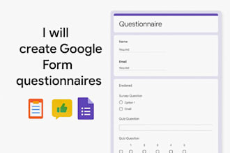 create professional google forms surveys, quizzes, or questionnaires