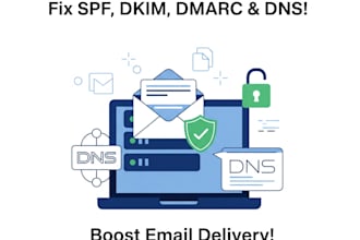 fix spf, dkim, dmarc, and dns issues to improve your email inbox delivery