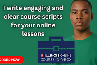 write engaging and clear course scripts for your online lessons