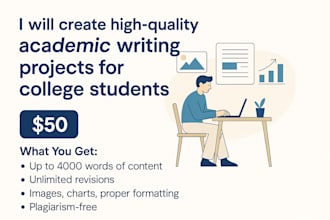 create high quality writing projects for students with unlimited revisions