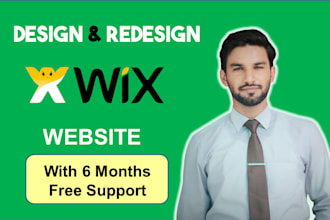 create wix website design,redesign wix website