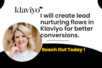 build lead nurturing flows automation in klaviyo for better conversions