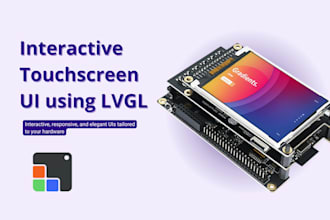 deliver a professional touchscreen interface using lvgl for embedded devices