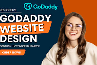 design or clone godaddy website hostinger website design wordpress website