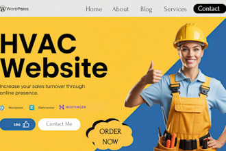 do hvac website, roofing website, contractor website, plumbing website