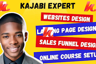 kajabi expert, kajabi website design, kajabi online course, kajabi sales funnel
