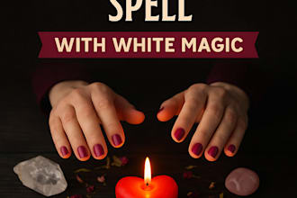 cast a powerful love and attraction spell using white magic