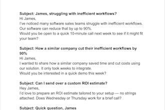 5 email cold outreach sequences that book sales meetings fast
