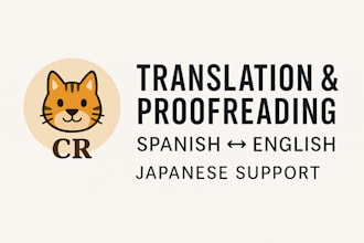 translate and improve your texts from spanish to english and vice versa