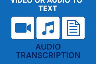 transcribe your audio or video to text accurately