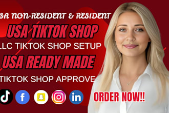 create usa tiktok shop tiktok account usa tiktok shop business representative