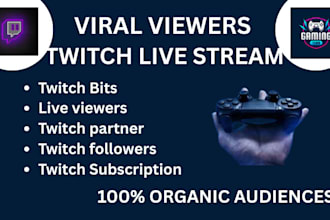 twitch channel promotion for organic live viewers, twitch affiliate for chatters