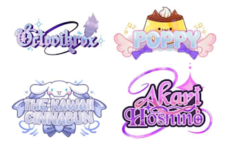design custom logo with cute anime mascot, chibi anime character style for you