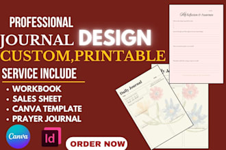 design custom printable,editable planner, workbook,worksheet, journal sale sheet