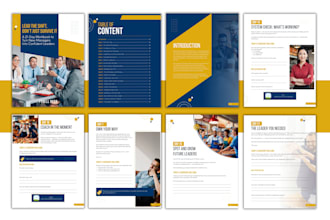 design ebook, workbook, lead magnet and pdfs