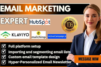 setup mailchimp klaviyo beehiiv hubspot hyper personalization email newsletter