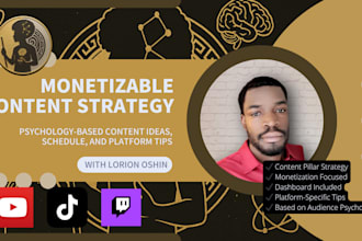 plan content and strategy for youtube, twitch, and tiktok growth