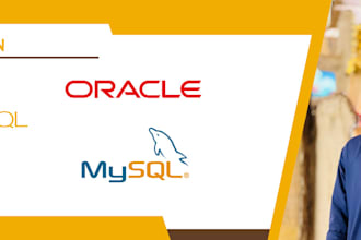 write sql queries and customize databases in oracle mysql and mssql