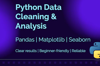 clean and analyze your data using python and pandas